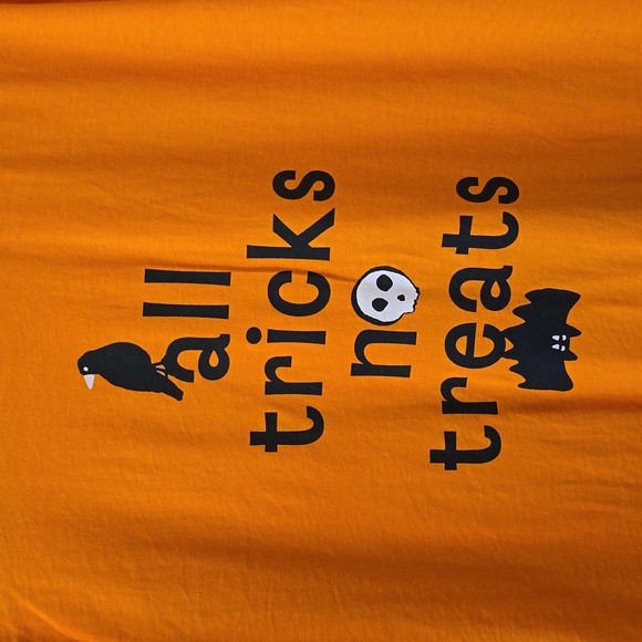 HOPE & WONDER ORANGE HALLOWEEN KIDS UNISEX SHORT SLEEVE TEE-SHIRT SIZE XL 16 - Picture 3 of 11